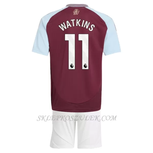 Koszulka Piłkarska Aston Villa Watkins 11 Dziecięca Domowa 2024/25