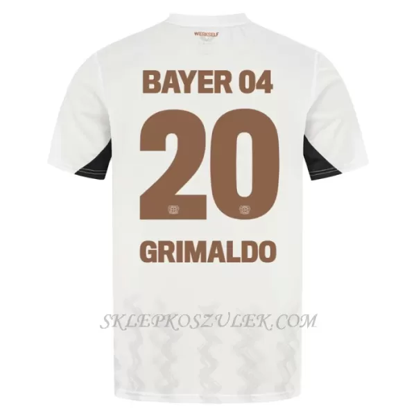 Koszulka Piłkarska Bayer 04 Leverkusen Alejandro Grimaldo 20 Dziecięca Wyjazdowa 2024/25