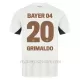 Koszulka Piłkarska Bayer 04 Leverkusen Alejandro Grimaldo 20 Dziecięca Wyjazdowa 2024/25