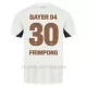 Koszulka Piłkarska Bayer 04 Leverkusen Jeremie Frimpong 30 Dziecięca Wyjazdowa 2024/25