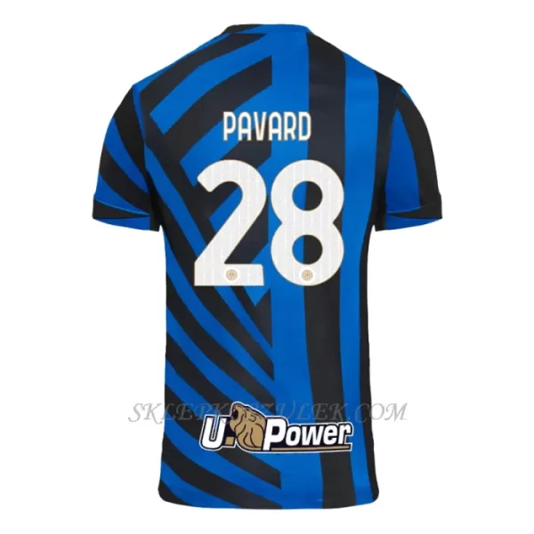 Koszulka Piłkarska Inter Mediolan Benjamin Pavard 28 Dziecięca Domowa 2024/25