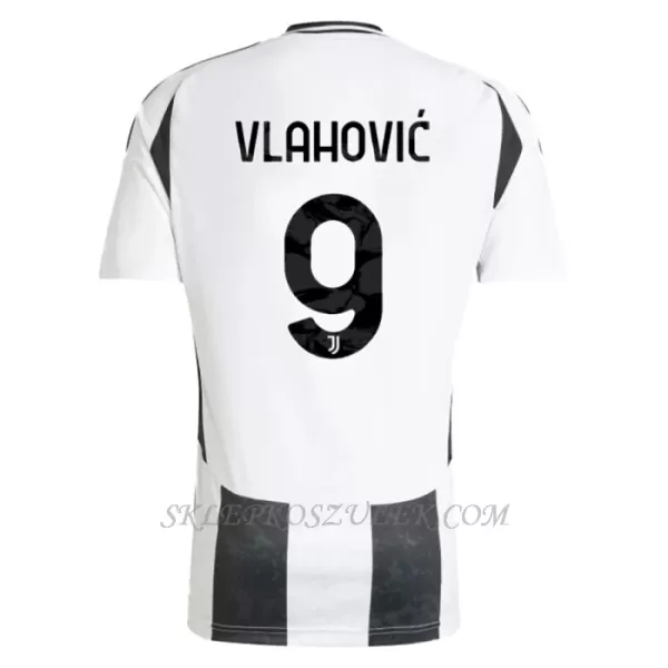 Koszulka Piłkarska Juventus Dušan Vlahovic 9 Dziecięca Domowa 2024/25