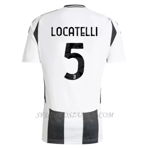 Koszulka Piłkarska Juventus Locatelli 5 Dziecięca Domowa 2024/25
