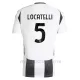 Koszulka Piłkarska Juventus Locatelli 5 Dziecięca Domowa 2024/25