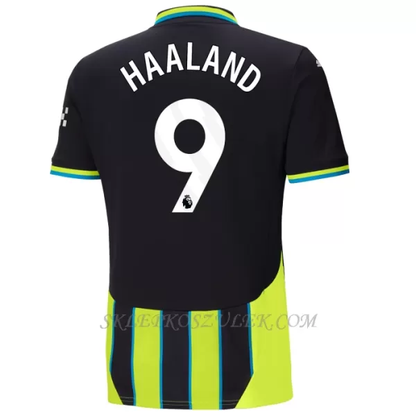 Koszulka Piłkarska Manchester City Erling Haaland 9 Dziecięca Wyjazdowa 2024/25