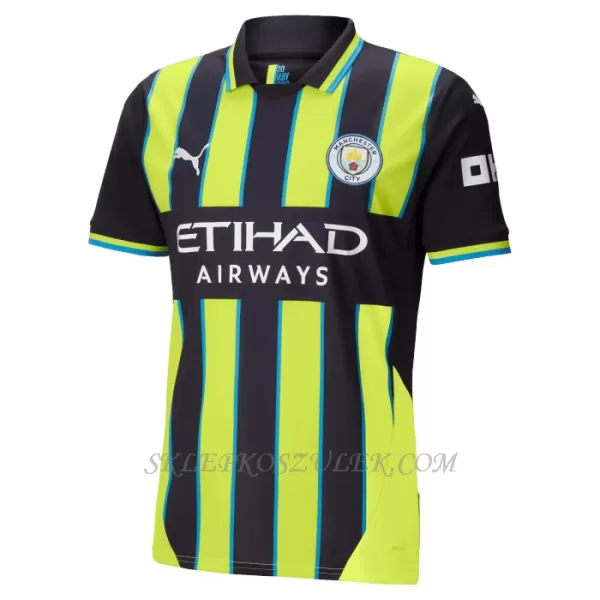 Koszulka Piłkarska Manchester City Jérémy Doku 11 Męska Wyjazdowa 2024/25