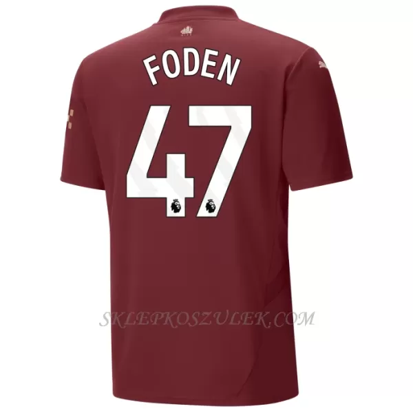 Koszulka Piłkarska Manchester City Phil Foden 47 Dziecięca Alternatywna 2024/25