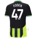 Koszulka Piłkarska Manchester City Phil Foden 47 Dziecięca Wyjazdowa 2024/25