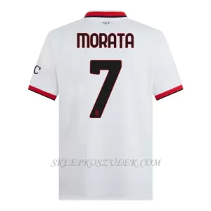 Koszulka Piłkarska AC Milan Alvaro Morata 7 Męska Wyjazdowa 2024/25