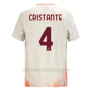Koszulka Piłkarska AS Roma Cristante 4 Męska Wyjazdowa 2024/25