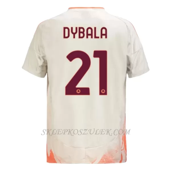 Koszulka Piłkarska AS Roma Paulo Dybala 21 Dziecięca Wyjazdowa 2024/25