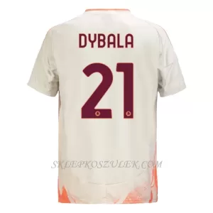 Koszulka Piłkarska AS Roma Paulo Dybala 21 Męska Wyjazdowa 2024/25