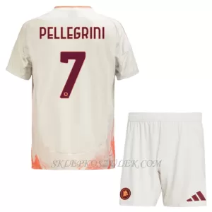Koszulka Piłkarska AS Roma Pellegrini 7 Dziecięca Wyjazdowa 2024/25