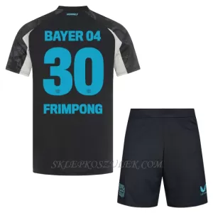 Koszulka Piłkarska Bayer 04 Leverkusen Jeremie Frimpong 30 Dziecięca Alternatywna 2024/25