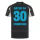 Koszulka Piłkarska Bayer 04 Leverkusen Jeremie Frimpong 30 Dziecięca Alternatywna 2024/25