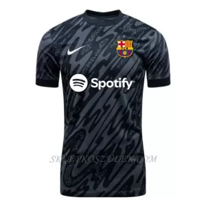 Koszulka Piłkarska Bramkarska FC Barcelona Męska 2024/25 Czarny