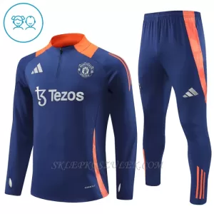 Manchester United Zestaw Bluzy Treningowej Dziecięca 2024/25 Navy