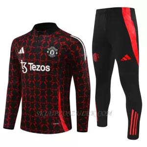 Manchester United Zestaw Bluzy Treningowej Męska 2024/25 Czarny