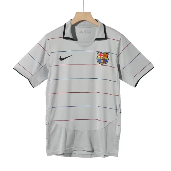 Koszulka Piłkarska FC Barcelona 2003-04 Męska Wyjazdowa Retro