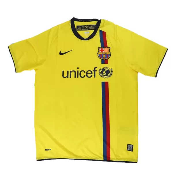 Koszulka Piłkarska FC Barcelona 2008-09 Męska Wyjazdowa Retro