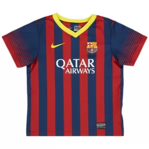 Koszulka Piłkarska FC Barcelona 2013-14 Męska Domowa Retro