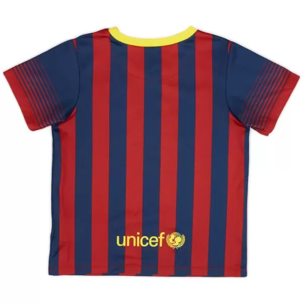 Koszulka Piłkarska FC Barcelona 2013-14 Męska Domowa Retro