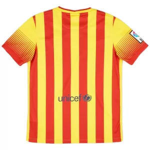 Koszulka Piłkarska FC Barcelona 2013-14 Męska Wyjazdowa Retro