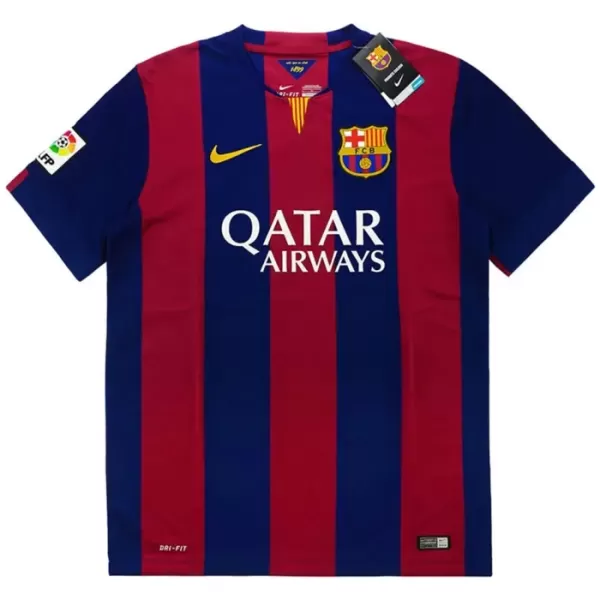 Koszulka Piłkarska FC Barcelona 2014-15 Męska Domowa Retro