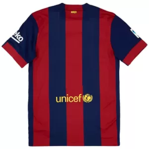 Koszulka Piłkarska FC Barcelona 2014-15 Męska Domowa Retro