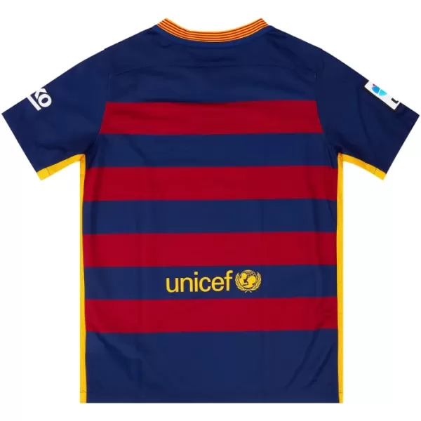 Koszulka Piłkarska FC Barcelona 2015-16 Męska Domowa Retro