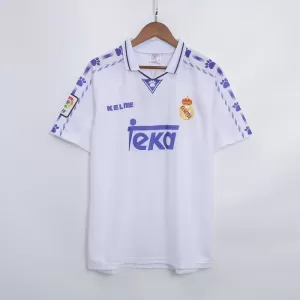 Koszulka Piłkarska Real Madryt 1996-97 Męska Domowa Retro