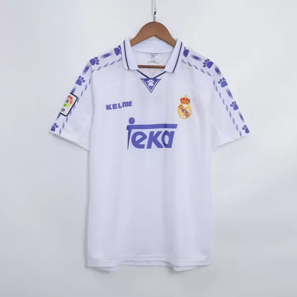 Koszulka Piłkarska Real Madryt 1996-97 Męska Domowa Retro