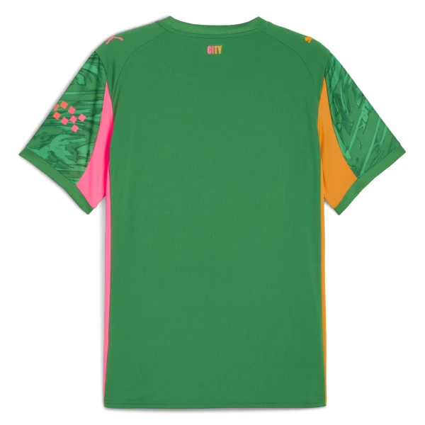 Koszulka Piłkarska Bramkarska Manchester City Męska 2025/26 Zielony