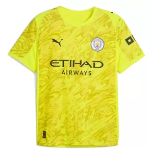 Koszulka Piłkarska Bramkarska Manchester City Męska 2025/26 Żółty Koszulka Piłkarska Bramkarska Manchester City Męska 2025/26 Żółty