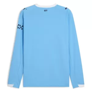 Koszulka Piłkarska Manchester City Męska Domowa 2025/26 Długi Rękaw