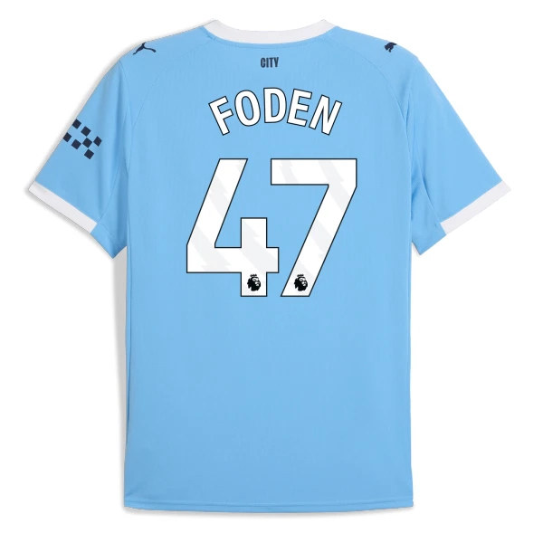 Koszulka Piłkarska Manchester City Phil Foden 47 Męska Domowa 2025/26