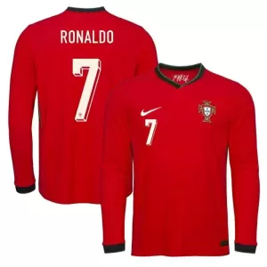 Koszulka Piłkarska Portugalia Cristiano Ronaldo 7 Męska Domowa 2025 Długi Rękaw