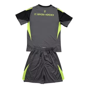 Koszulka Piłkarska Bramkarska FC Bayern Monachium Dziecięca 2025/26 Czarny