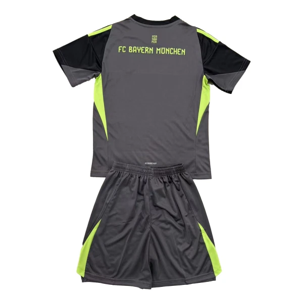 Koszulka Piłkarska Bramkarska FC Bayern Monachium Dziecięca 2025/26 Czarny