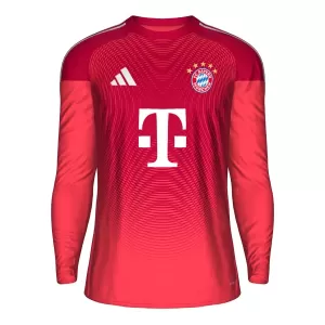 Koszulka Piłkarska Bramkarska FC Bayern Monachium Męska 2025/26 Długi Rękaw Czerwony