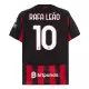 Koszulka Piłkarska AC Milan Rafael Leão 10 Męska Domowa 2025/26