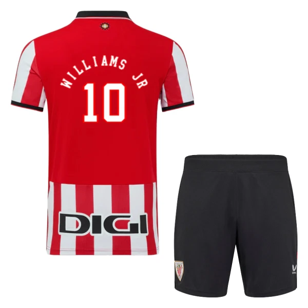 Koszulka Piłkarska Athletic Bilbao Williams JR 10 Dziecięca Domowa 2025/26