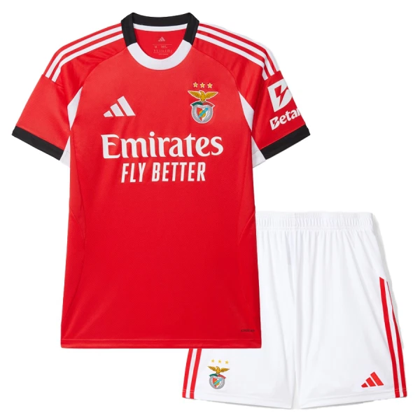 Koszulka Piłkarska SL Benfica Dziecięca Domowa 2025/26