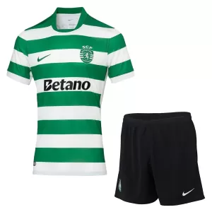 Koszulka Piłkarska Sporting CP Dziecięca Domowa 2025/26