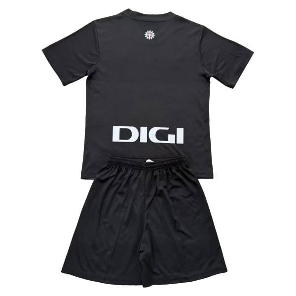 Koszulka Piłkarska Bramkarska Athletic Bilbao Dziecięca 2025/26 Czarny