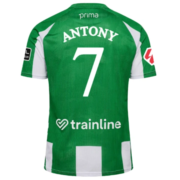 Koszulka Piłkarska Real Betis Antony 7 Męska Domowa 2025/26 Koszulka Piłkarska Real Betis Antony 7 Męska Domowa 2025/26