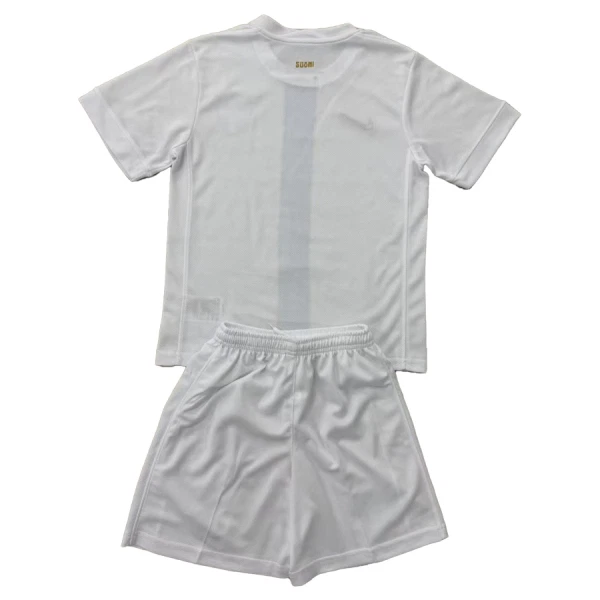 Koszulka Piłkarska Finlandia Dziecięca Wyjazdowa 2025