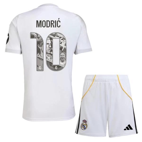 Koszulka Piłkarska Real Madryt Luka Modrić 10 Dziecięca Domowa 2025/26 (Specjalny) Koszulka Piłkarska Real Madryt Luka Modrić 10 Dziecięca Domowa 2025/26 (Specjalny)