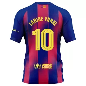 Koszulka Piłkarska FC Barcelona Lamine Yamal 10 Męska Domowa 2025/26