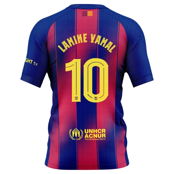 Koszulka Piłkarska FC Barcelona Lamine Yamal 10 Męska Domowa 2025/26 Koszulka Piłkarska FC Barcelona Lamine Yamal 10 Męska Domowa 2025/26